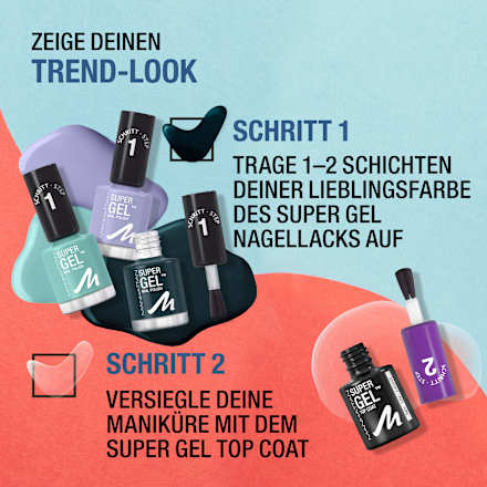 Nagellack Super Gel 300 Beach House Blue MANHATTAN Cosmetics