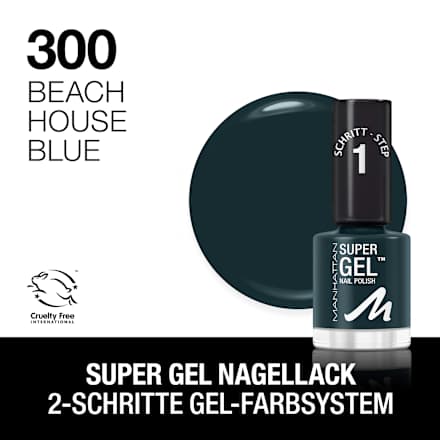 Nagellack Super Gel 300 Beach House Blue MANHATTAN Cosmetics