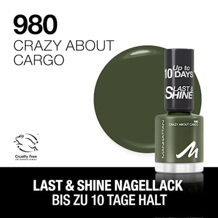 Nagellack Last & Shine 980 Crazy About Cargo MANHATTAN Cosmetics