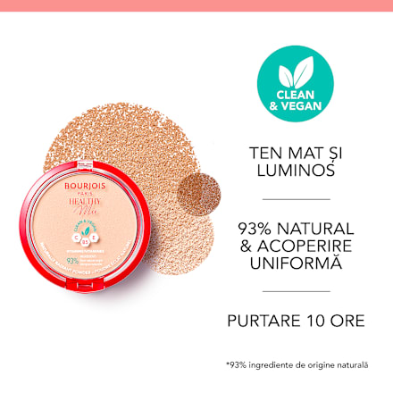 Healthy mix pudră compactă  01 Ivory BOURJOIS PARIS