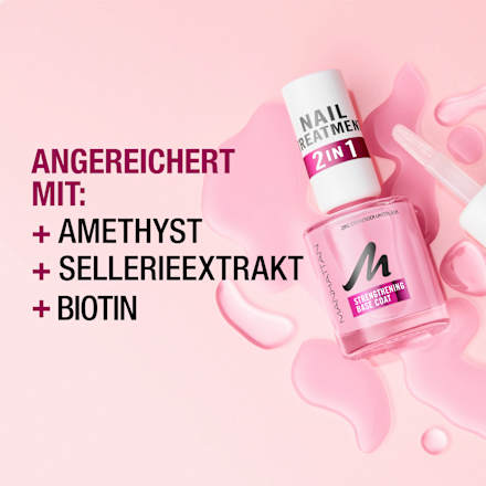 Base Coat, Nail Treatment 2in1 MANHATTAN Cosmetics