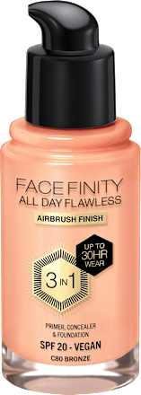 Foundation Facefinity All Day Flawless LSF 20, 80 Bronze MAX FACTOR