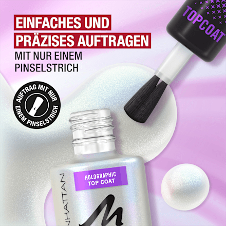 Top Coat Holographic Effect MANHATTAN Cosmetics