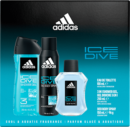 Комплект Ice Dive- Тоалетна вода, 100ml + Дезодорант, 150ml + Душ гел, 250ml  adidas