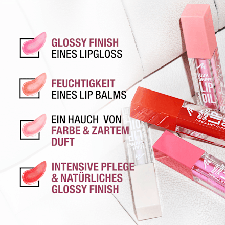 Lippenöl High Shine 004 Vivid Red MANHATTAN Cosmetics