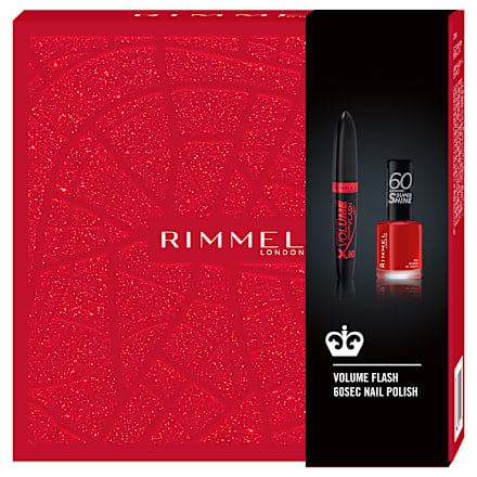 Set cadou Mascara VOLUME  FL ASH +  Lac de unghii 60SEC  RIMMEL LONDON