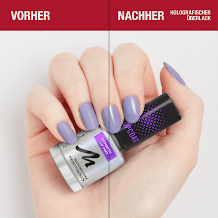 Top Coat Holographic Effect MANHATTAN Cosmetics