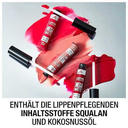 Lippenstift X-Mas Lasting Perfection Mega Matte 500 Red-Y-For-Broadway MANHATTAN Cosmetics