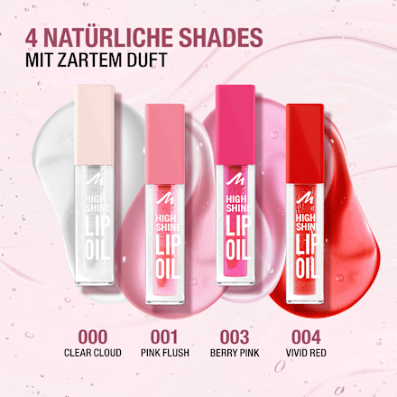 Lippenöl High Shine 001 Pink Flush MANHATTAN Cosmetics
