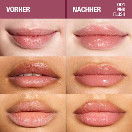 Lippenöl High Shine 001 Pink Flush MANHATTAN Cosmetics