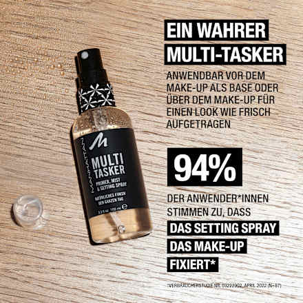 Fixierspray Multi-Tasker Setting Spray Clear MANHATTAN Cosmetics