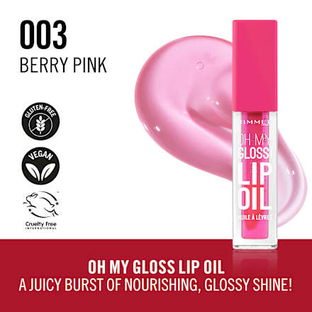 Oh My Gloss! ulje za usne - 003 Berry Pink RIMMEL LONDON