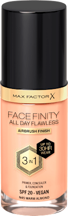 Fondotinta Facefinity All Day Flawless 3in1 - n. 045 MAX FACTOR