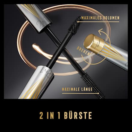 Mascara Masterpiece 2in1 Lash Wow 002 Black Brown MAX FACTOR