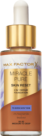 Foundation Miracle Pure Skin Reset 85-90 medium to deep MAX FACTOR