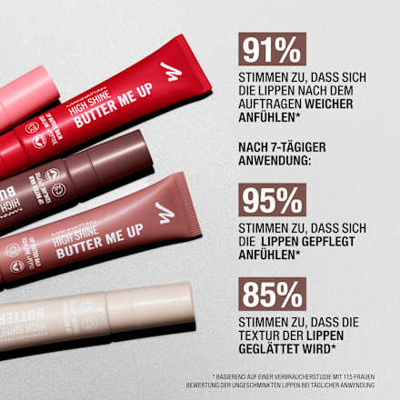 Lippenbalsam High Shine Butter Me Up 000 Vanilla Frost MANHATTAN Cosmetics