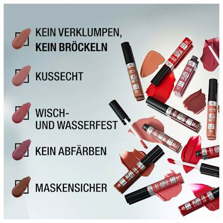Lippenstift X-Mas Lasting Perfection Mega Matte 500 Red-Y-For-Broadway MANHATTAN Cosmetics