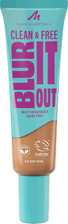 Foundation Clean & Free Blur It Out Skin Tint 36 Rose Beige MANHATTAN Cosmetics