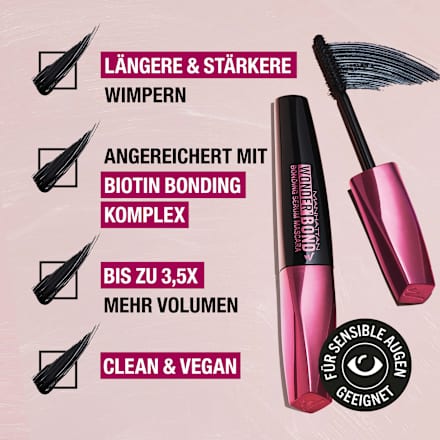 Mascara Wonder'Bond Serum 002 Black Brown MANHATTAN Cosmetics