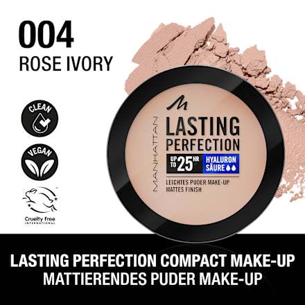 Puder-Foundation Lasting Perfection 004, LSF 20 MANHATTAN Cosmetics