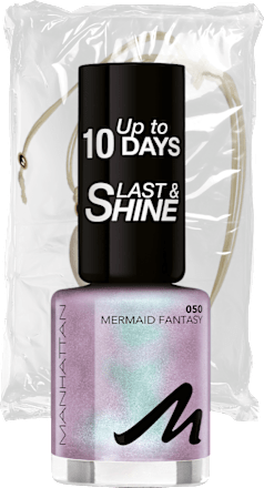 Nagellackset Last & Shine 050 Mermaid Fantasy & Fußkette MANHATTAN Cosmetics