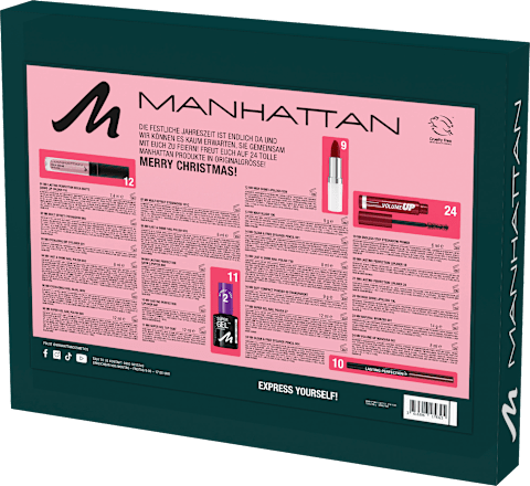 Adventskalender 2024 Express Yourself! MANHATTAN Cosmetics