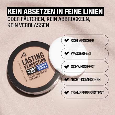 Puder-Foundation Lasting Perfection 004, LSF 20 MANHATTAN Cosmetics