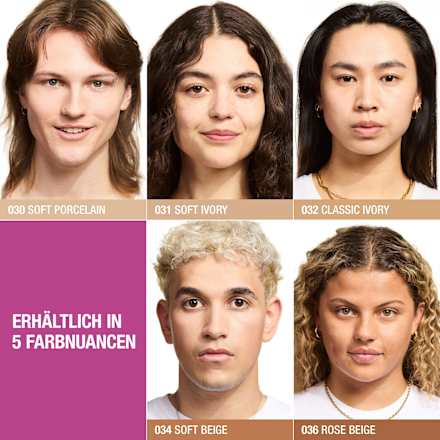 Foundation Clean & Free Blur It Out Skin Tint 30 Soft Porcelain MANHATTAN Cosmetics