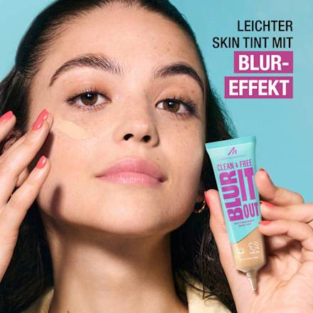 Foundation Clean & Free Blur It Out Skin Tint 34 Soft Beige MANHATTAN Cosmetics
