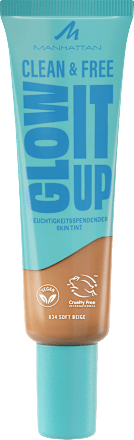 Foundation Clean & Free Glow It Up Skin Tint 34 Soft Beige MANHATTAN Cosmetics