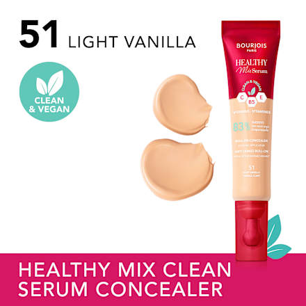 Clean & Vegan HEALTHY Mix Serum roll-on korektor – 51 Light Vanilla BOURJOIS PARIS