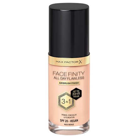 Facefinity All Day Flawless 3în1 fond de ten N55 Beige MAX FACTOR