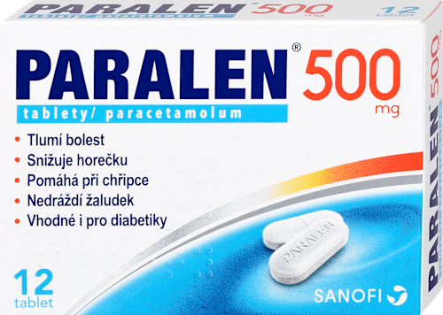 tablety 500 mg Paralen
