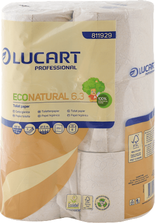 Toaletný papier EcoNatural 6.3 6x250 LUCART PROFESSIONAL