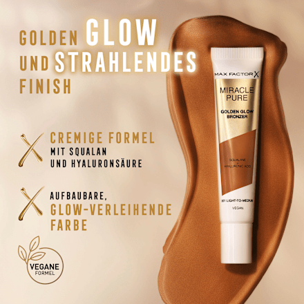 Bronzer Miracle Pure Golden Glow 001 Light To Medium MAX FACTOR