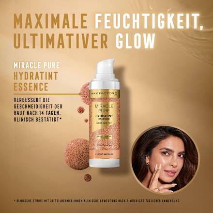 Foundation Miracle Pure Hydratint Essence 3 Light MAX FACTOR