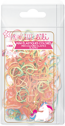Elastici colorati mini per capelli Princesse lili