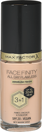 Tekoča podlaga Facefinity Flawless 3v1 N70 – Warm Sand MAX FACTOR
