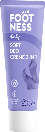 Cremă dezodorizantă delicată 3 în 1 pentru picioare FOOTNESS