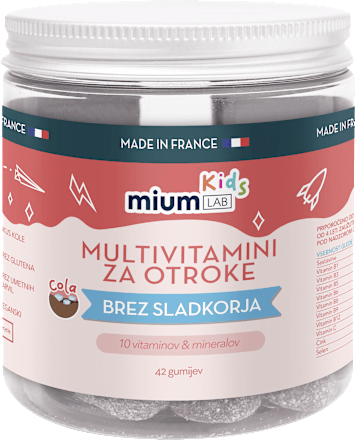 Multivitamin za otroke z okusom Cole miumLAB