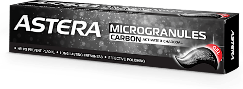 Паста за зъби Microgranules Carbon ASTERA