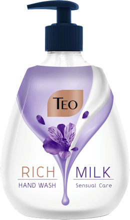 Течен сапун с помпа Rich milk Sensual care Teo