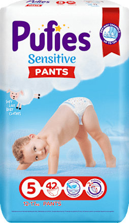 Бебешки пелени гащички Sensitive Pants Pufies