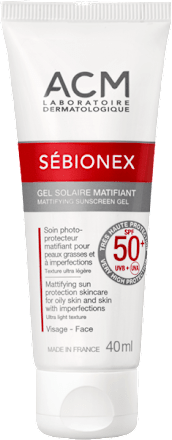 Sébionex zmatňující krémový pleťový gel SPF50+ ACM LABORATOIRE DERMATOLOGIQUE