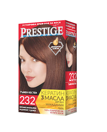 Крем боя за коса - Nr. 232 Тъмен Кестен PRESTIGE