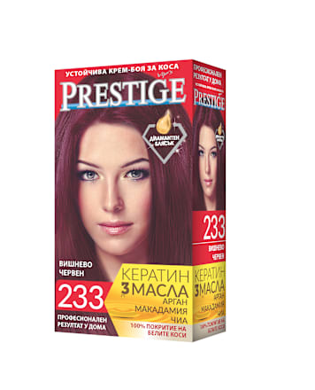 Крем боя за коса - Nr. 233 Вишнево червен PRESTIGE