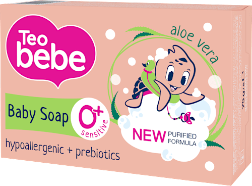 Бебешки сапун с алое вера Teo bebe
