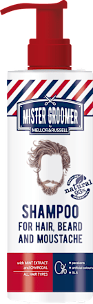 Шампоан 3 в 1 за коса, брада и мустаци MISTER GROOMER