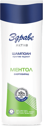 Шампоан с ментол Енергизиращ Здраве