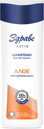Шампоан за коса против пърхот с алое  Здраве